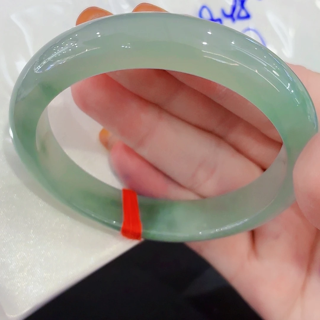 未镶嵌手镯翡翠天然缅甸翡翠手镯58