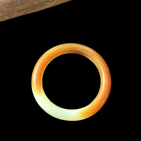 【米叔荐宝】和田玉手镯新疆且末料金山红糖手镯妈妈女朋友送礼富贵