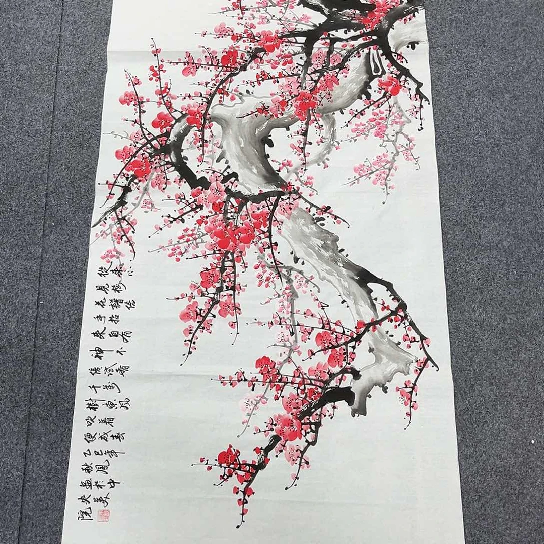 国画国画老师手绘作品