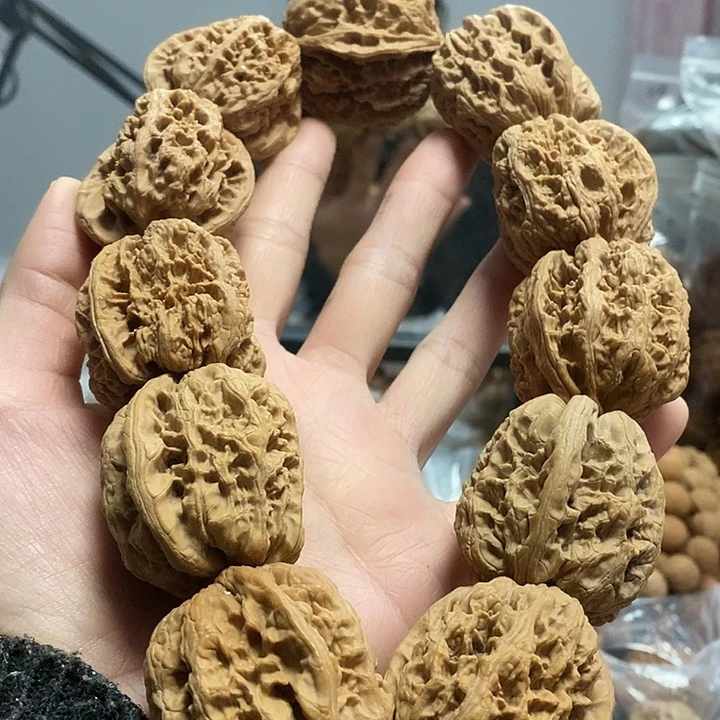 文玩核桃把件38将军手持