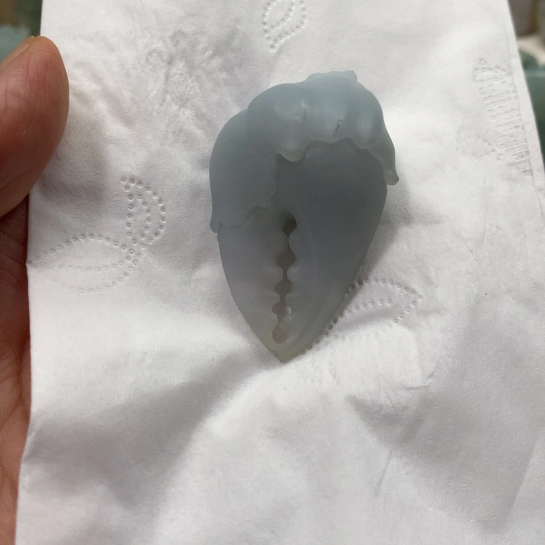 未镶嵌定制翡翠八方来财 毛货 无鉴赏期