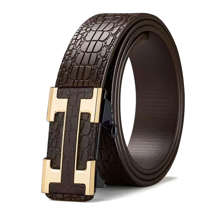 2025男士高档腰带休闲无牙扣腰带潮流商务年轻裤带