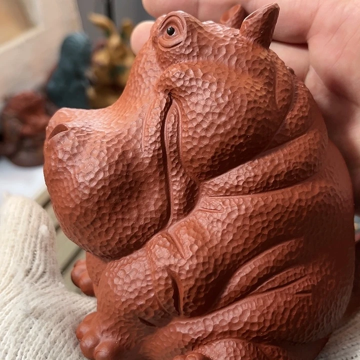 紫砂茶宠紫砂河马