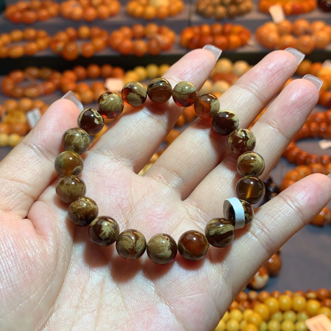 【闪购商品】手串琥珀未镶嵌译*棠蜜蜡手串