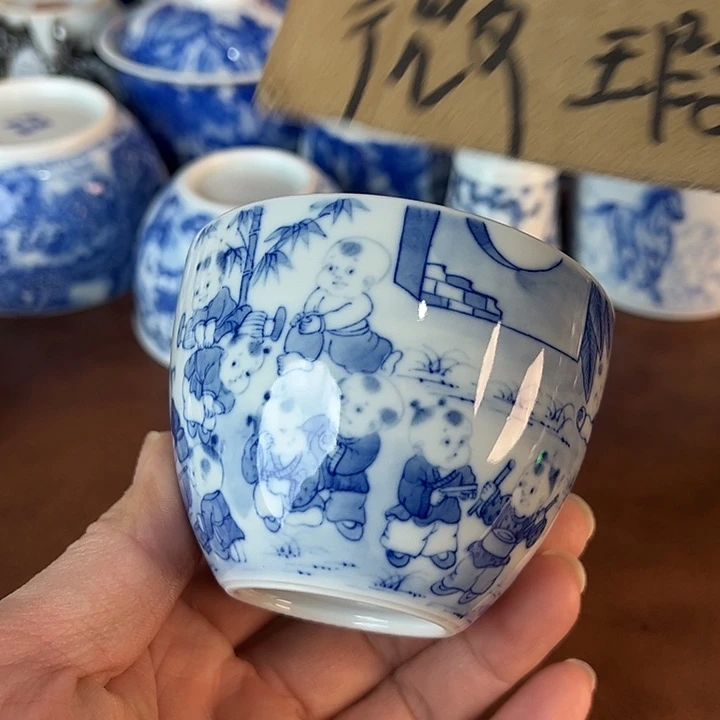 瓷片景德镇全手工手绘陶瓷