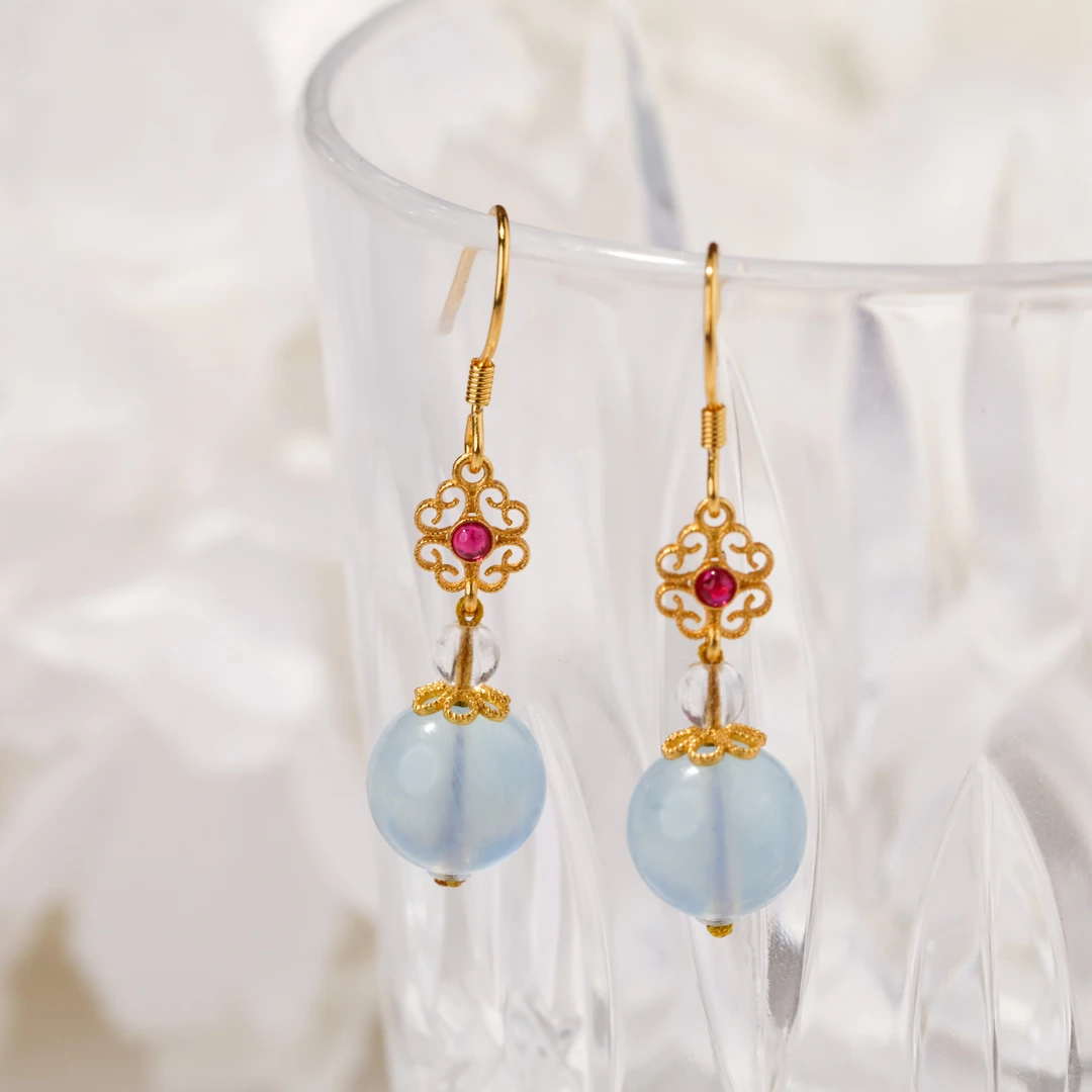 美伢【羡君】-1原创设计款高端耳坠QT62406041