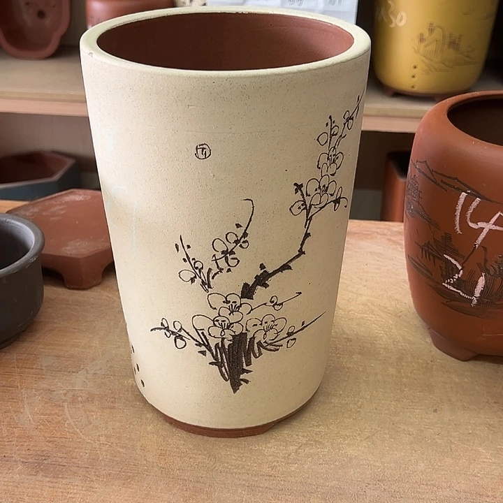 ****盟紫砂花盆，透气花盆
