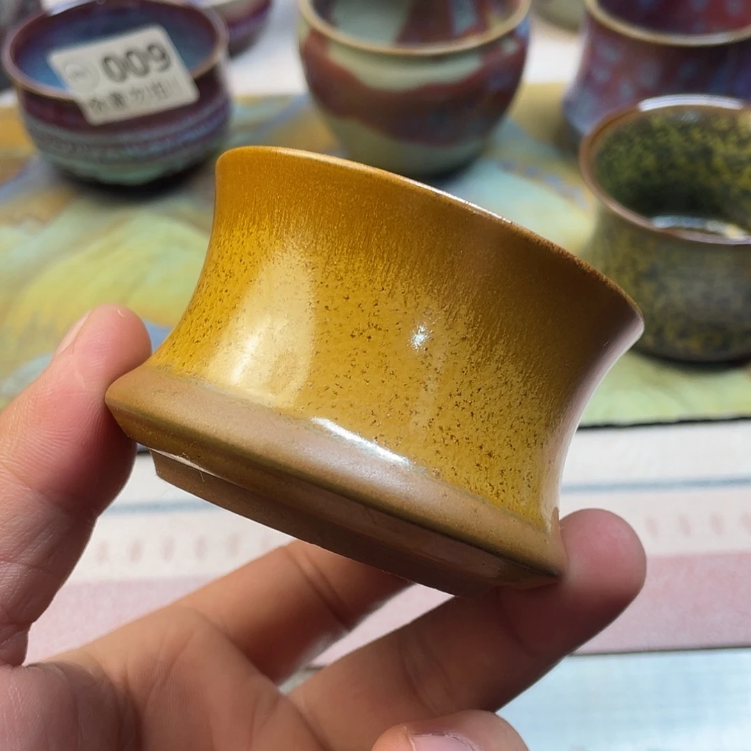 摆件神后钧瓷原矿微微瑕