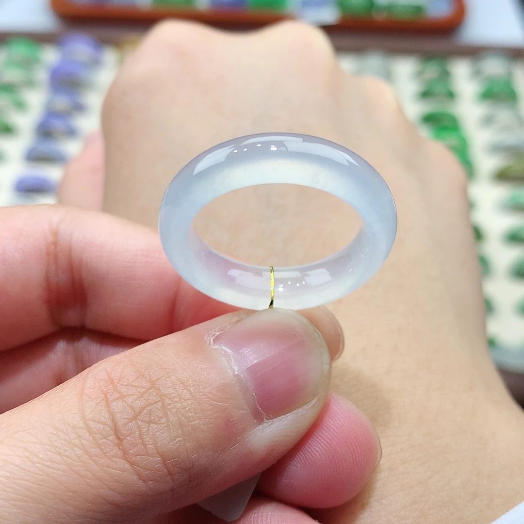 翡翠戒指未镶嵌21-22号