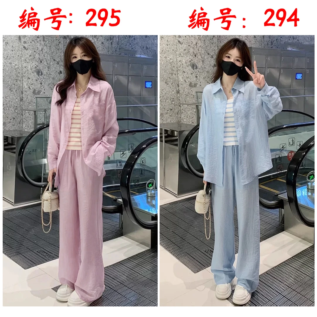 【295】春夏款上新甜美外套套装休闲裤子裙子套装韩版
