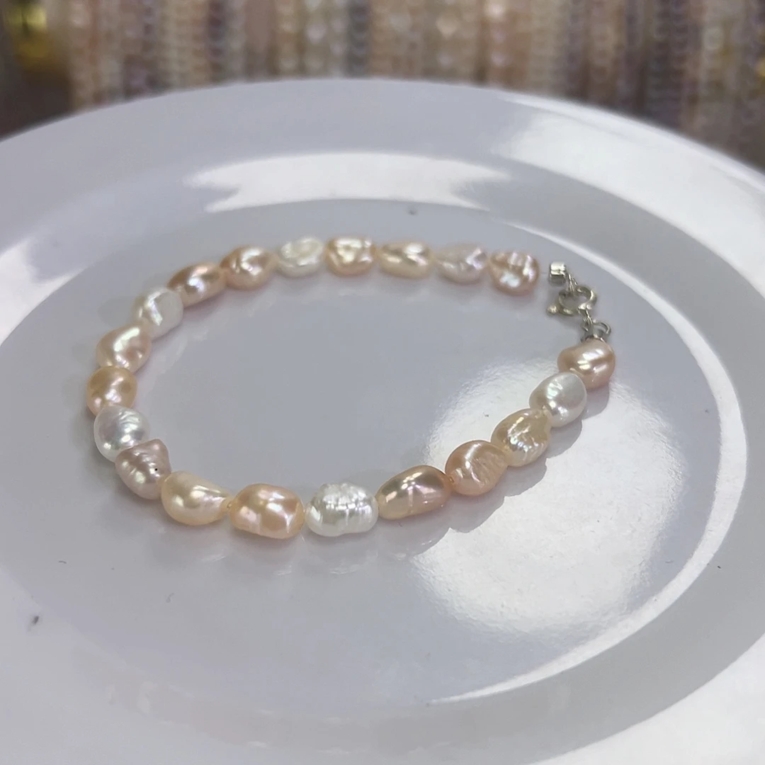 淡水珍珠钛钢手绳