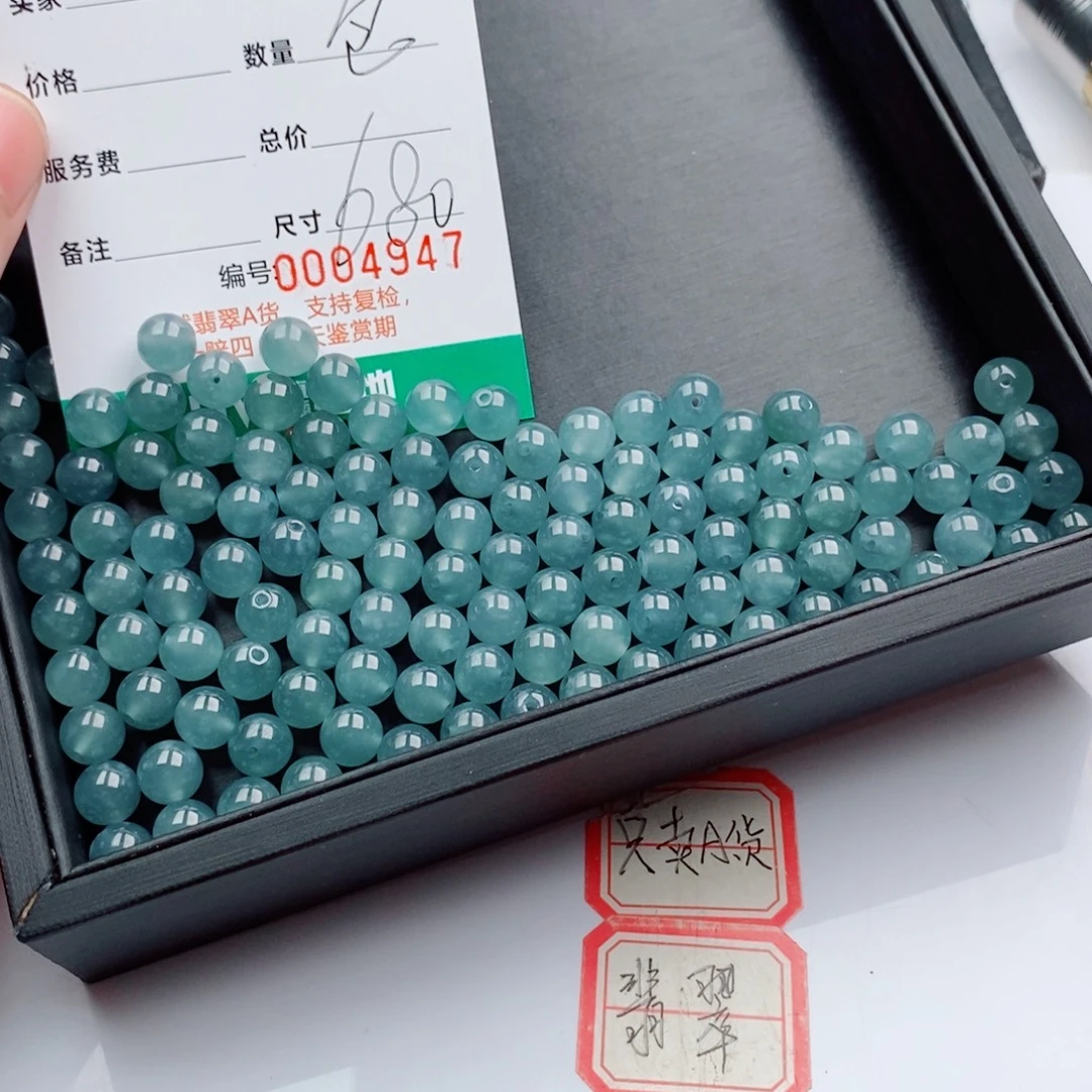 翡翠未镶嵌手链多样性发自选