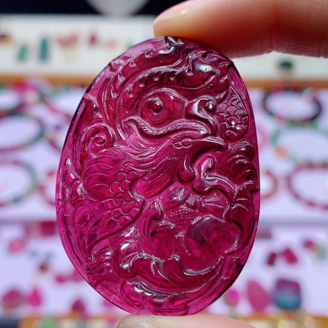 颈饰未镶嵌碧玺凤凰吊牌yy