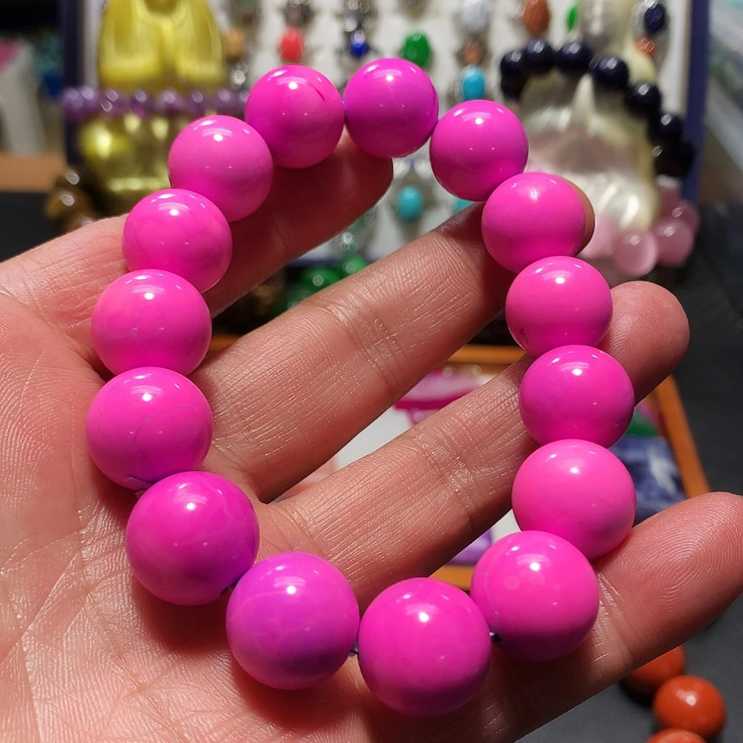 未镶嵌手串玛瑙/玉髓卡16红纹石手链