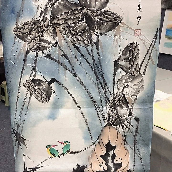 国画国画作品手绘