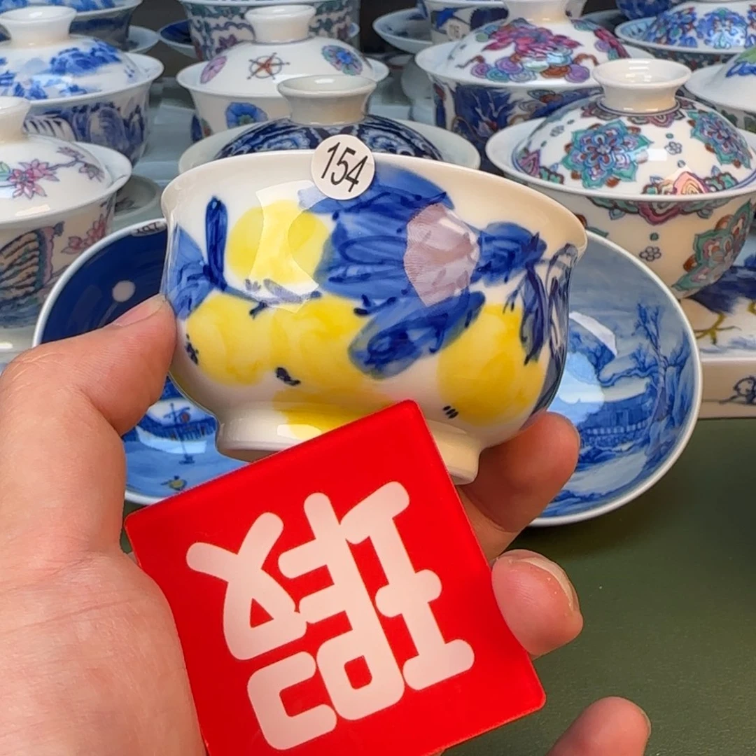 景德镇纯手工手绘茶具154