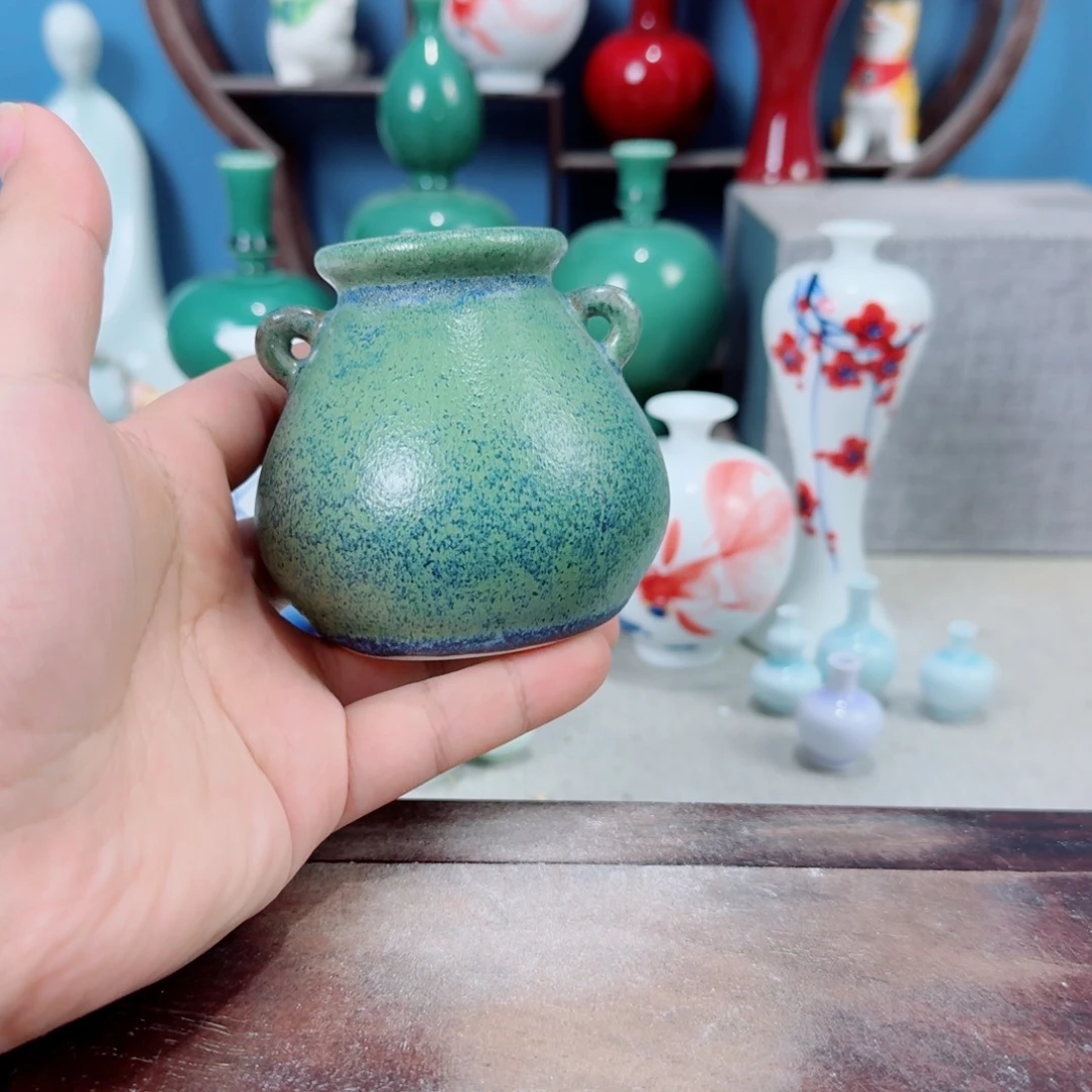 陶瓷手工小花器摆件