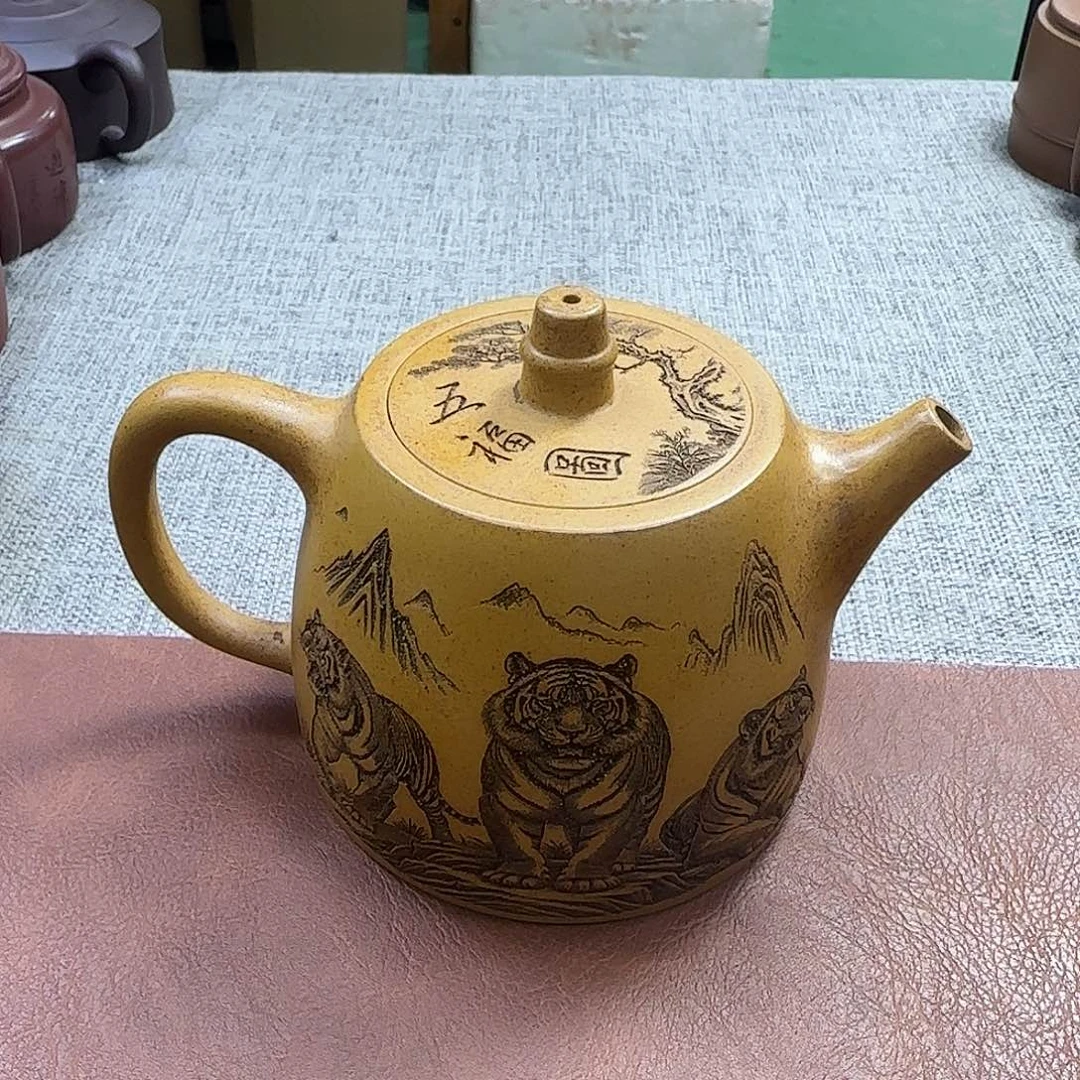 茶壶紫砂民间手艺人全手工制作