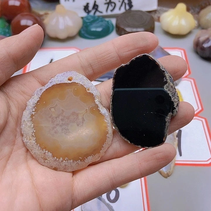 【闪购商品】未镶嵌玛瑙/玉髓珠宝半成品鱼*