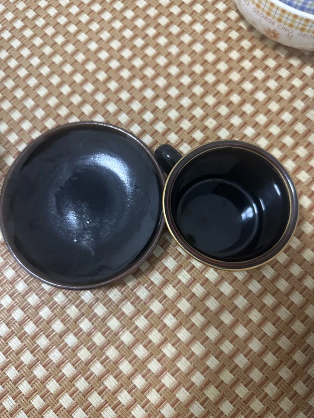 马克杯流金带落款