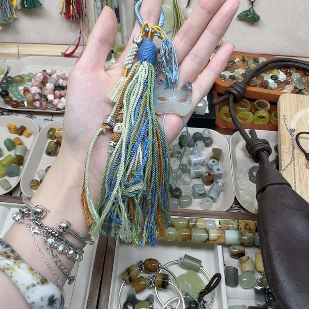 疯****未镶嵌岫玉岫玉戒指搭配