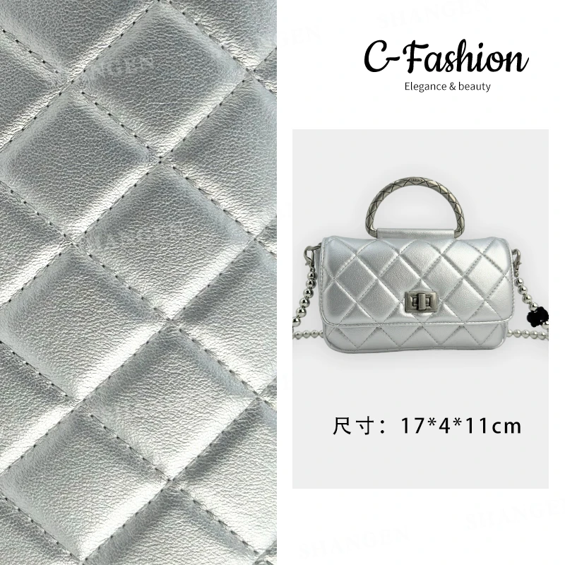 【尚恩CC】ZT-D7151-贝母银-轻奢时尚女士新款手提斜跨包