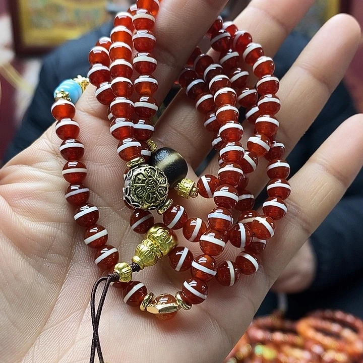 玛瑙/玉髓合金颈饰
