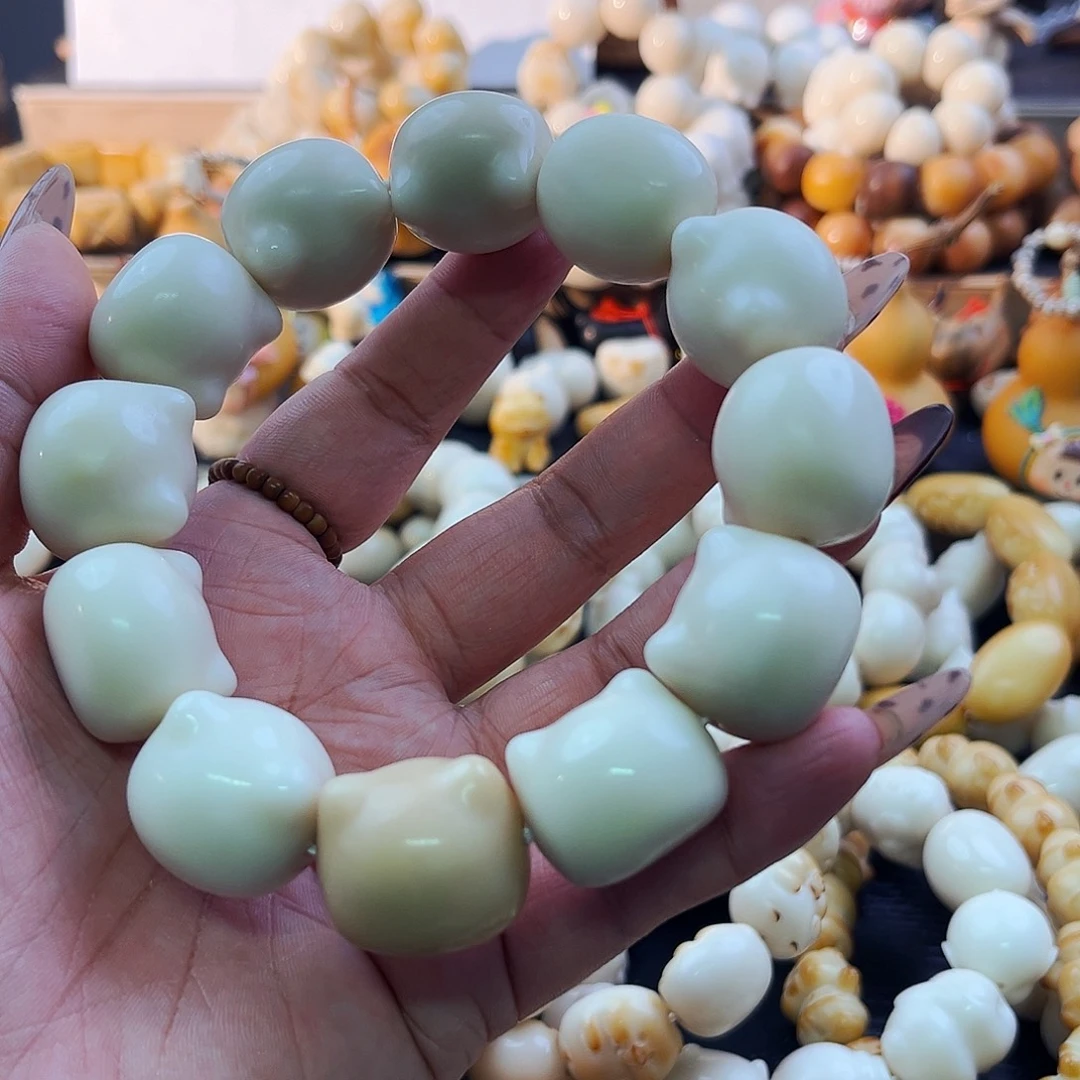 菩提根/象牙果手串猫头