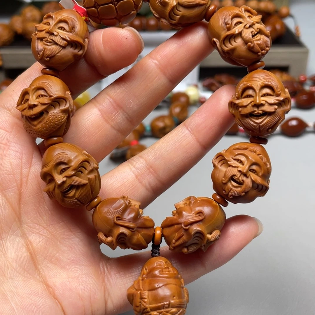 橄榄核吊坠殷派十八罗汉