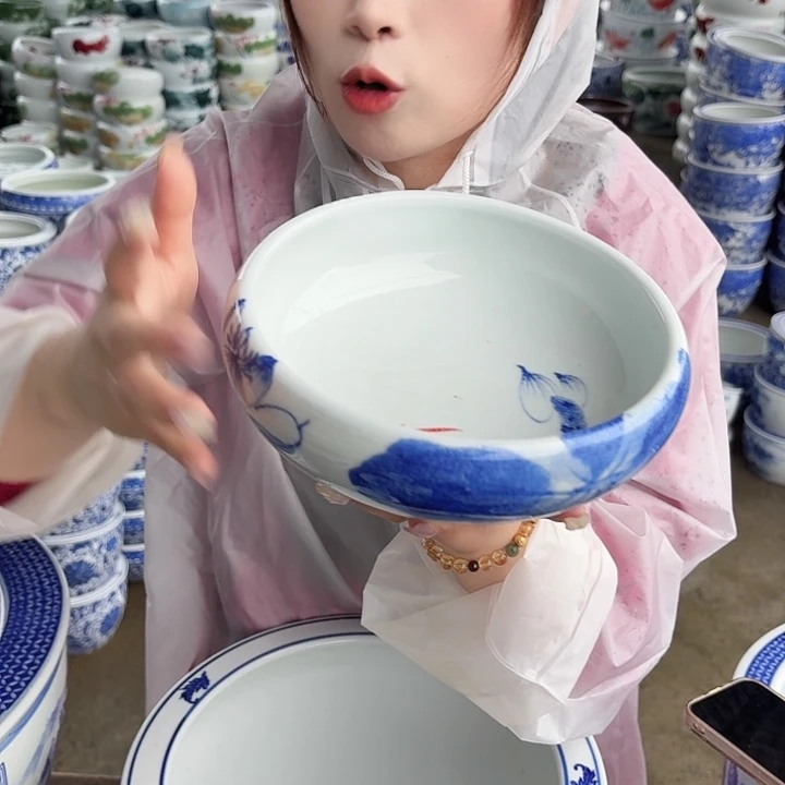 瓷片口径20厘米 高达6厘米