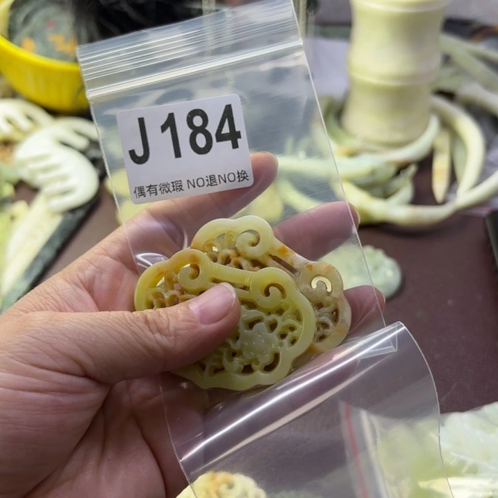 蛇纹石玉发饰合金小****生