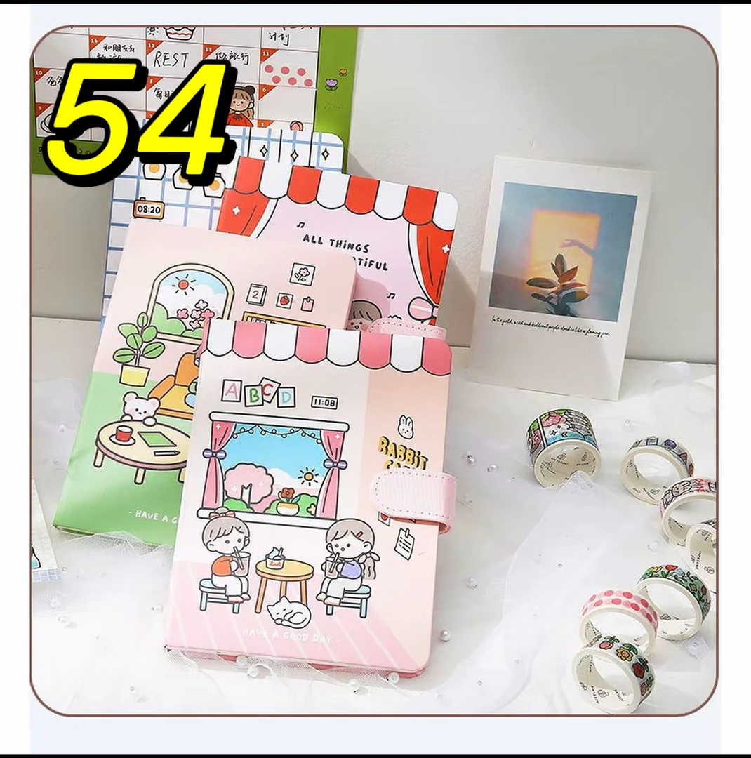 54号文具：文具，贴纸，本子，笔类，套装【以直播间展示为主】