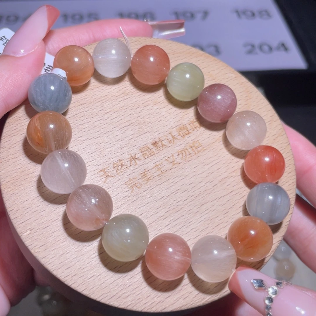 未镶嵌水晶手链194号多样性发一CC 12mm+