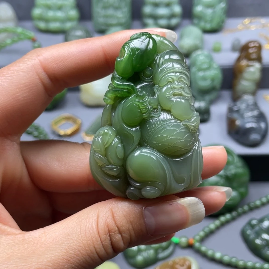 【闪购商品】和田玉吊坠未镶嵌小****道