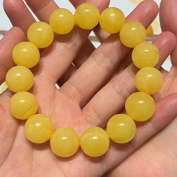 琥珀未镶嵌手链手串