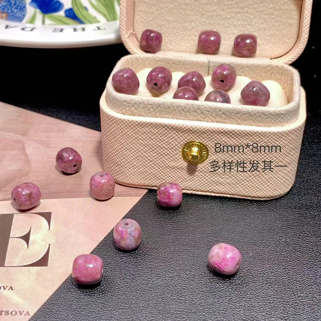 【主播推荐】舒俱来归圆汉堡珠单珠8*8mm/多样性发其一/S00065