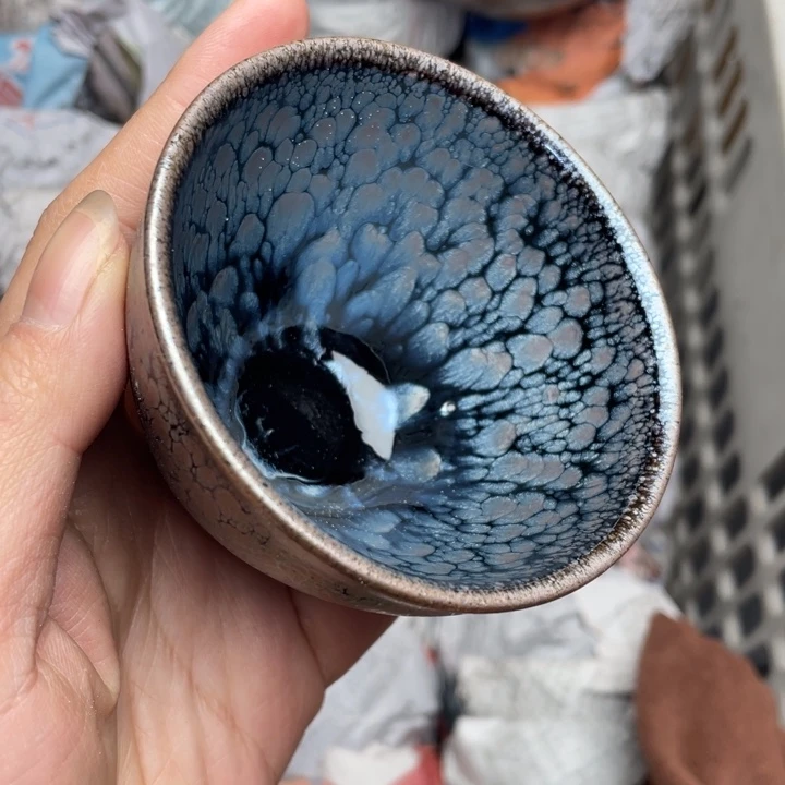 茶盏建窑建盏主人杯 微瑕