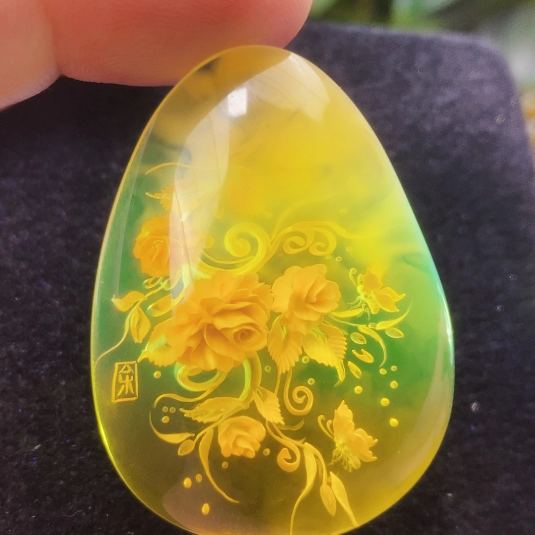 【闪购商品】金珀吊坠(不含链)未镶嵌