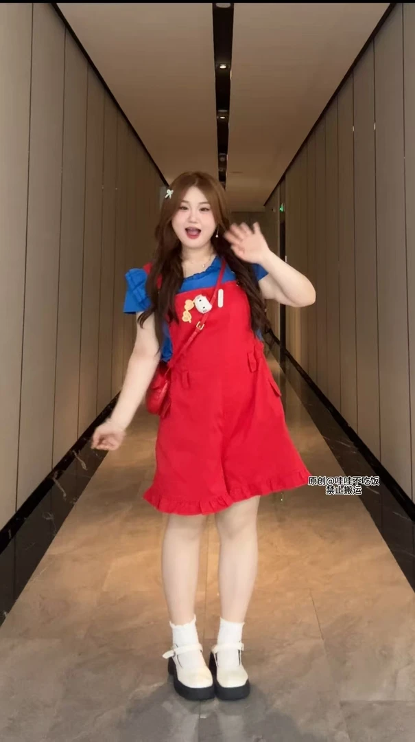 洋气学院风可爱风少女风时尚蓝色时尚套装套装短袖2066