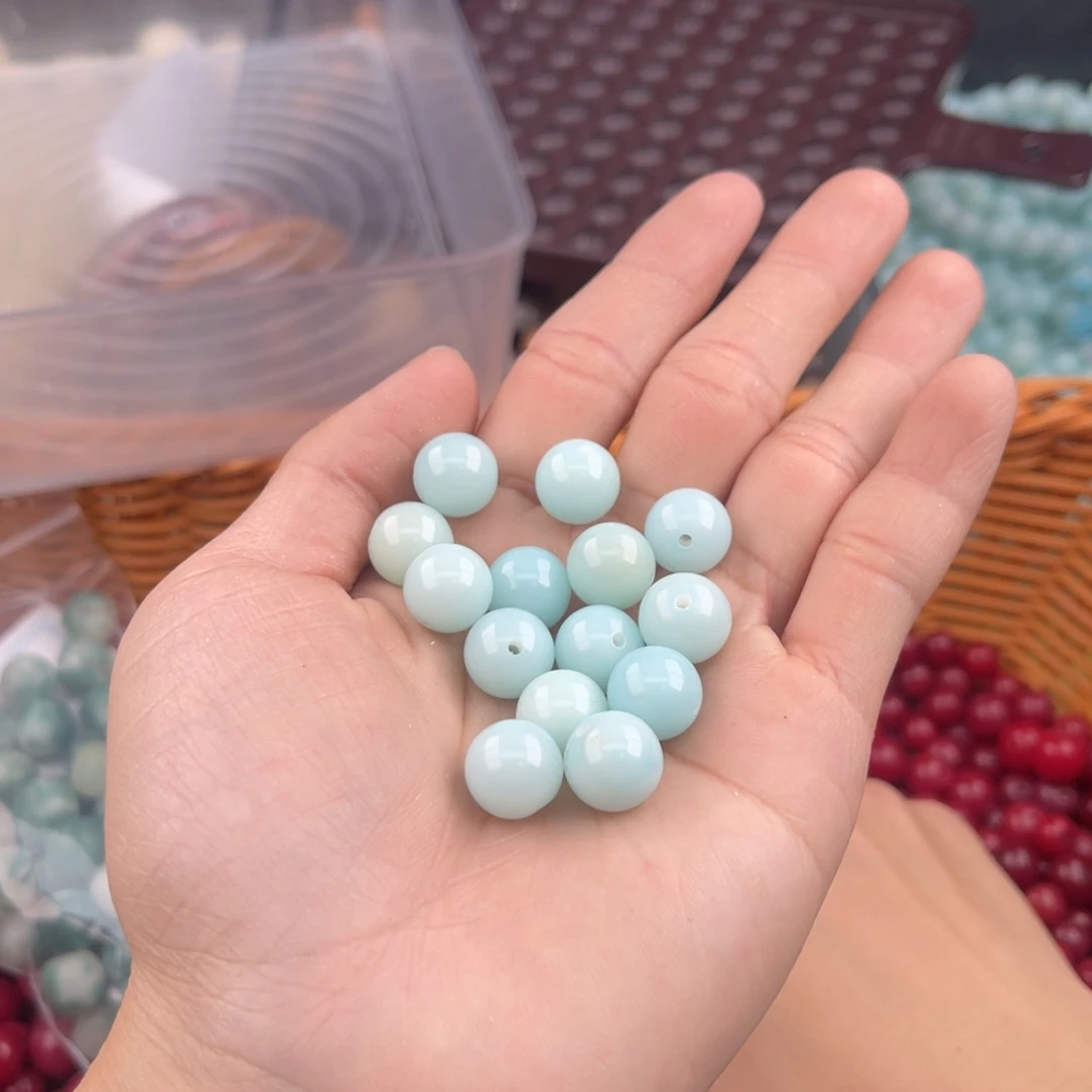 白玉菩提吊坠z 11mm/108颗 微瑕不售后