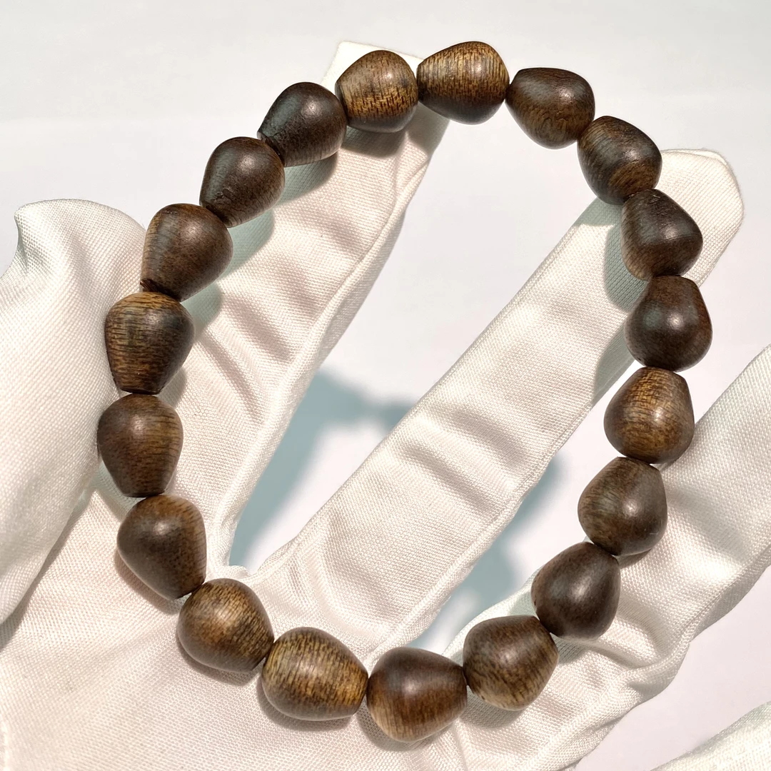 【亿轩臻选】MDG79文莱心型沉水沉香单圈手串9mm+