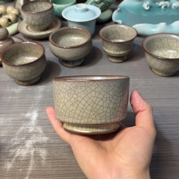 传世哥窑 容天杯特价