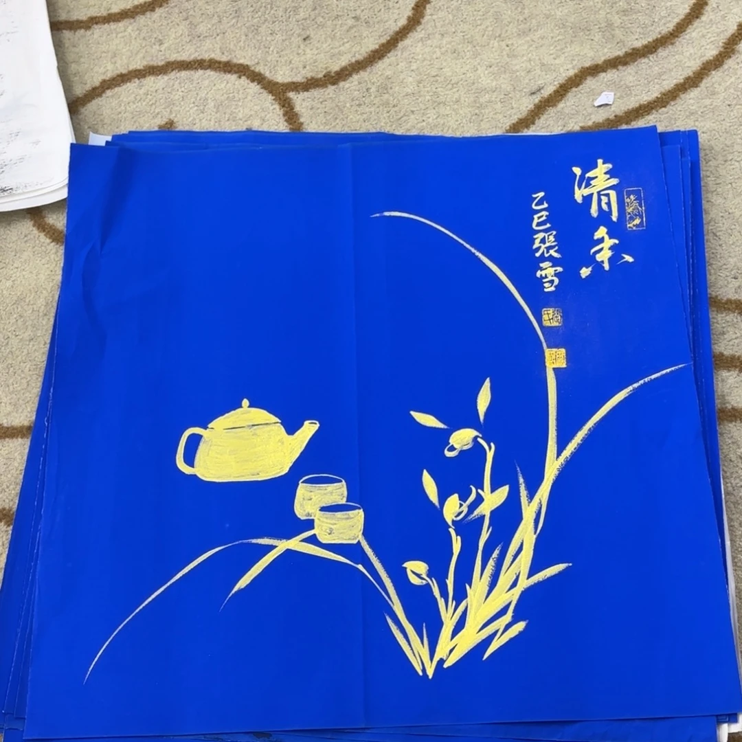 国画张雪老师作品刘