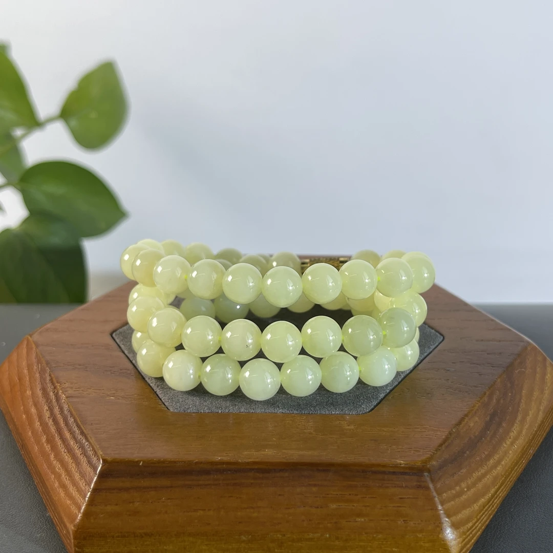 JXA05-40   和田玉-珠串