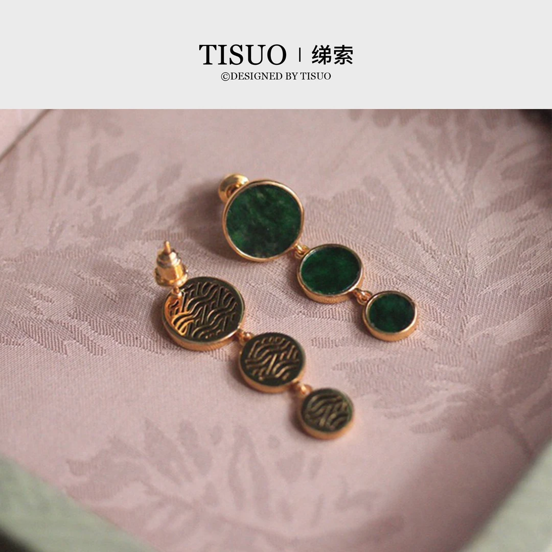 TISUO/绨索复古宫廷风天然几何形配饰饰品TS555811