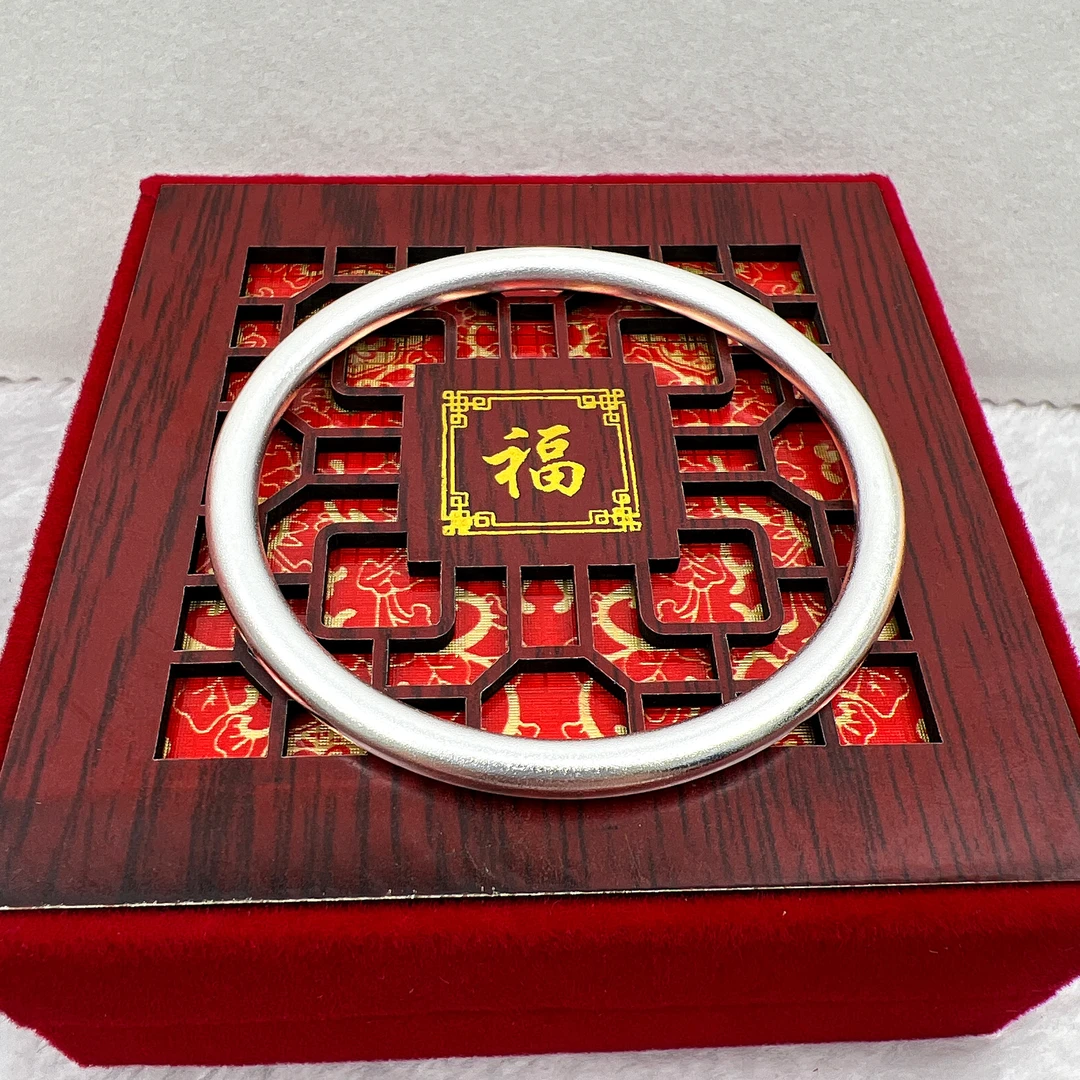 999纯银手镯货号 2003女款【无礼盒】