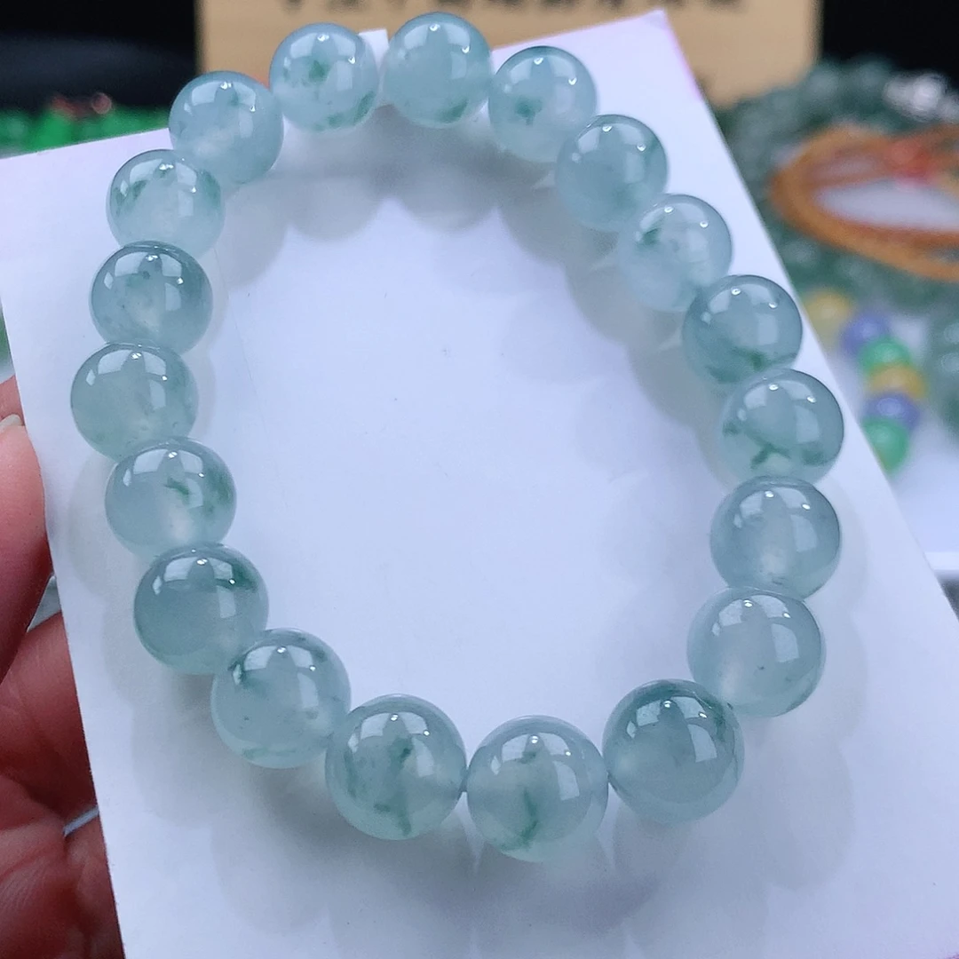 未镶嵌手链翡翠卡10mm