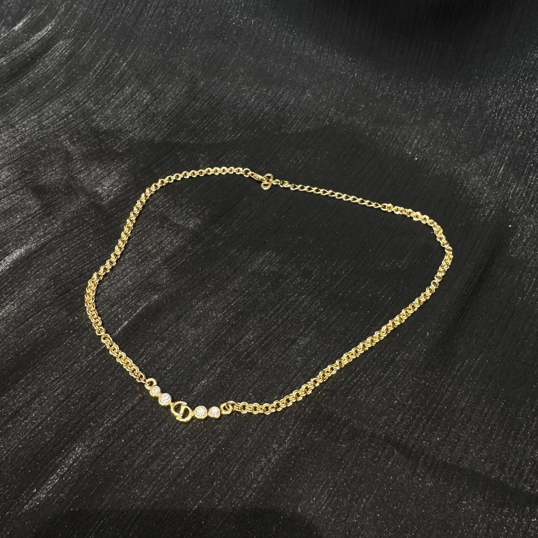 99新 DIOR/迪奥 乱乱子中古汉堡/项链/15692548