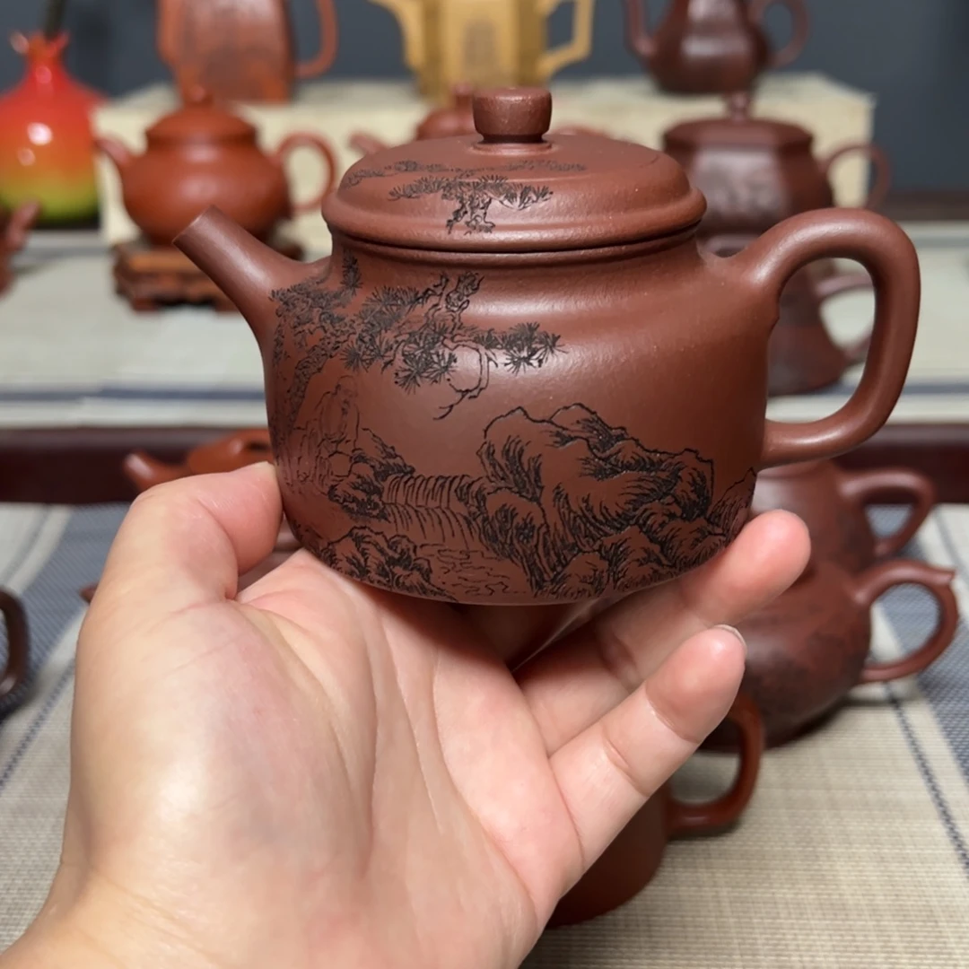 蓝***站茶壶紫砂宜兴紫砂壶