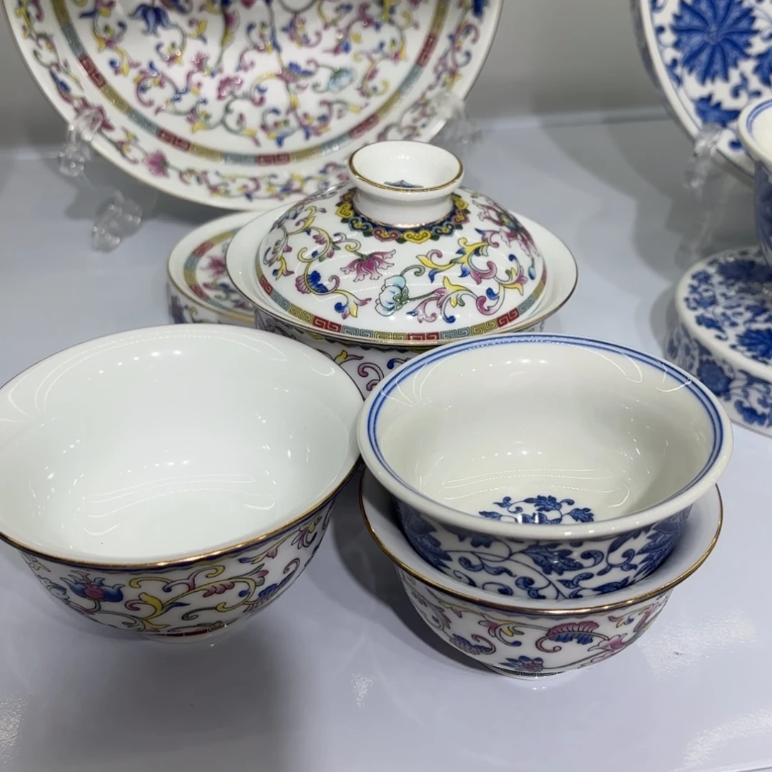 J***师景德镇陶瓷四件套无礼盒